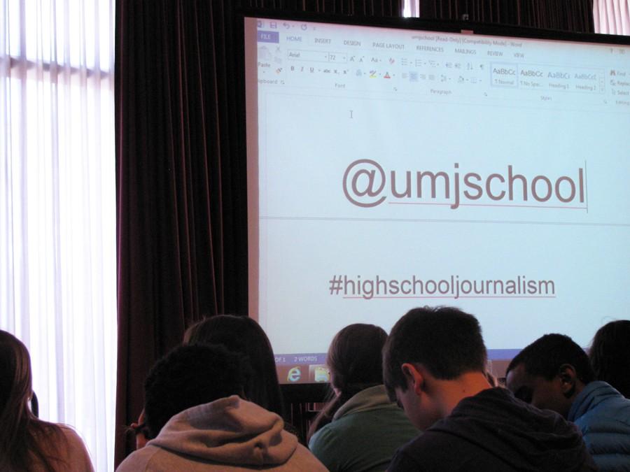 UmMHigh School Journalism Day 2015