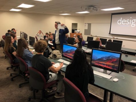 High school journalists from Montana schools attend the UM Journalism Day in 2019.