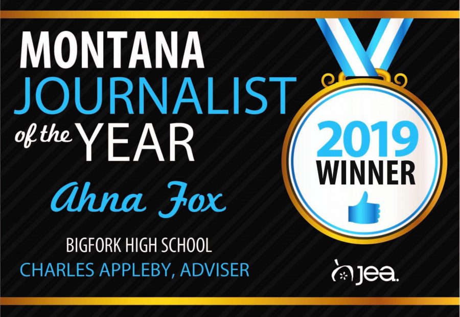 Bigforks Ahna Fox named Montana HS Journalist of the Year