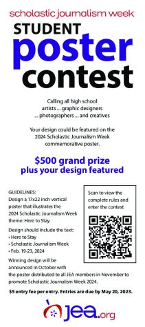 JEA poster contest deadline May 20