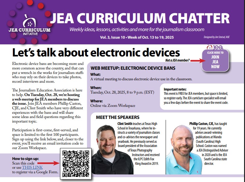 JEA to host a web meetup to discuss electronic device bans
